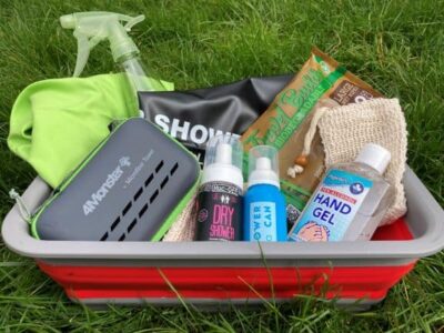 13 tips for staying hygenic when camping with no shower