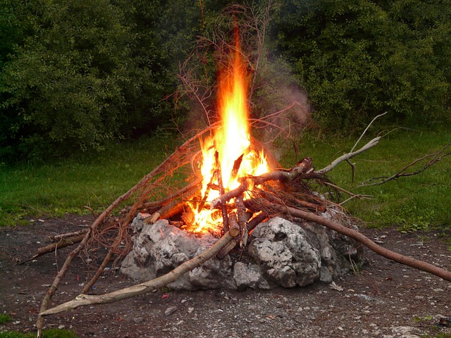 keeping children safe near a campfire